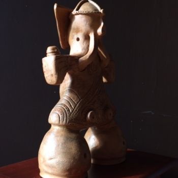 Sculpture titled "art jomon" by Dan, Original Artwork, Terra cotta