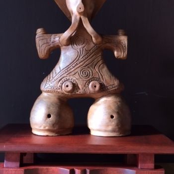 Sculpture titled "art jomon" by Dan, Original Artwork, Terra cotta