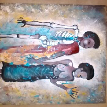 Painting titled ": l’homme irrationn…" by Asteraseae May, Original Artwork, Oil