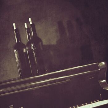 Photography titled "THE PIANO HAS BEEN…" by Astr, Original Artwork, Digital Photography Mounted on Other rigid panel