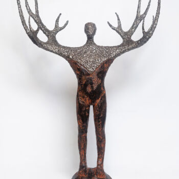 Sculpture intitulée "FOREST SPIRIT" par Astian Rey, Œuvre d'art originale, Béton