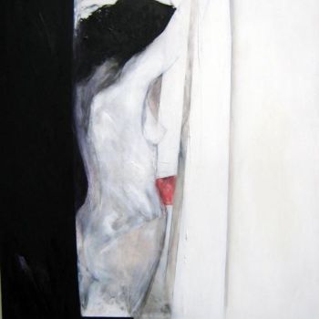 Картина под названием "La espera" - Astrid Waldman, Подлинное произведение искусства