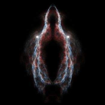 Photography titled "Veil nebula mirrored" by David James, Original Artwork, Digital Photography