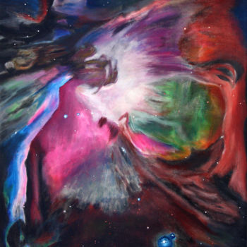 Ζωγραφική με τίτλο "My Universe IX - Ne…" από Lcarmo, Αυθεντικά έργα τέχνης, Λάδι