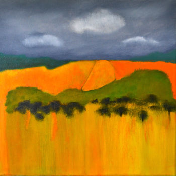 Malerei mit dem Titel "thunder2.jpg" von Lisa Astrup, Original-Kunstwerk, Öl