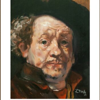 Peinture intitulée "Retrato pintura a ó…" par Luis Mielle, Œuvre d'art originale, Huile