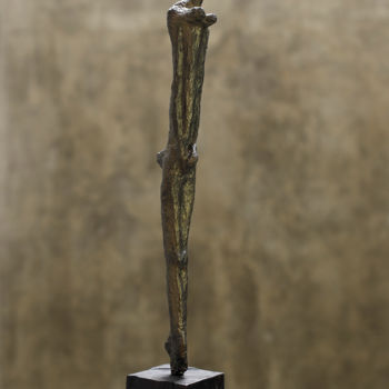 Sculpture intitulée "Andrógina" par Mônica Villela, Œuvre d'art originale, Papier