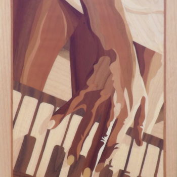 Handwerk mit dem Titel "Eros in the finger" von Dušan Rakić, Original-Kunstwerk