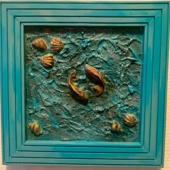 Peinture intitulée "Valse de mer" par Atelier Jys, Œuvre d'art originale, Acrylique