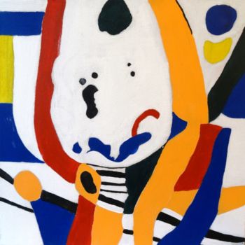 Pittura intitolato "Chantal - abstracti…" da Atelier Linea, Opera d'arte originale