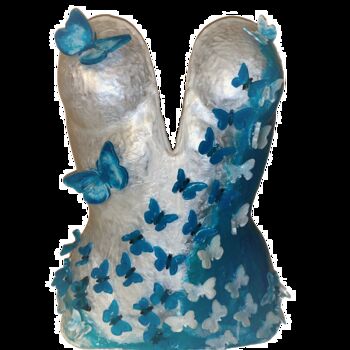 "Papillons" başlıklı Heykel Atelier Mélyne Sculpture tarafından, Orijinal sanat, Rezine