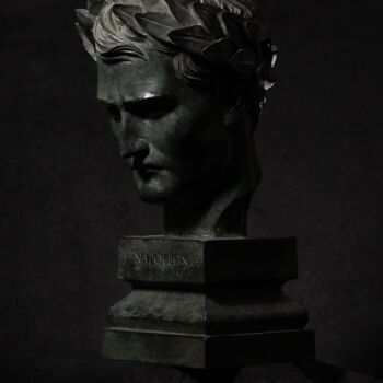 Sculpture titled "Napoléon" by Atelier Missor, Original Artwork, Bronze