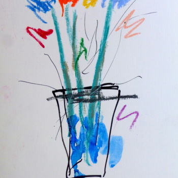 Painting titled "Bouquet" by Yoolyus, Original Artwork, Other