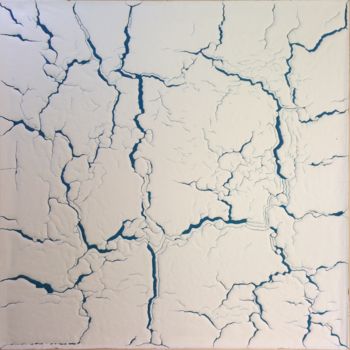 Peinture intitulée "Manque d'eau 03/19" par Laurent Sadirac, Œuvre d'art originale