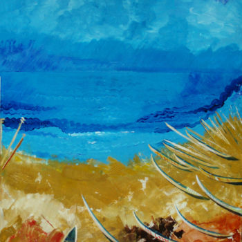 Painting titled "Avant la pêche au S…" by Ruo, Original Artwork, Other