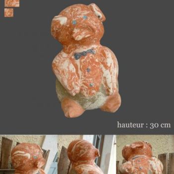 雕塑 标题为“cochon de salon” 由Myriam Prijent, 原创艺术品