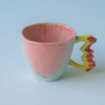 Design intitulée "Rotterdam, tasse se…" par Bas Van Zuijlen, Œuvre d'art originale, Céramique