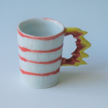 Design intitulée "Dresden, tasse seul…" par Bas Van Zuijlen, Œuvre d'art originale, Céramique