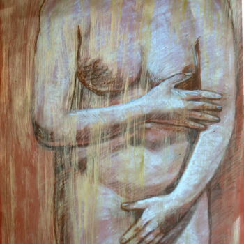 Pittura intitolato "Danaé" da Atelier N N . Art Store By Nat, Opera d'arte originale, Acrilico