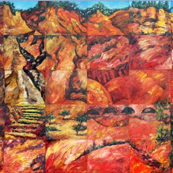 Pittura intitolato "Small Colorado Prov…" da Nathalia Chipilova, Opera d'arte originale, Olio