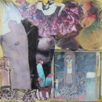 Collages titled "Athéna" by Atelier N N . Art Store By Nat, Original Artwork, Paper