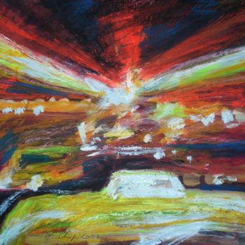Painting titled "Tunnel" by Atelier N N . Art Store By Nat, Original Artwork, Acrylic
