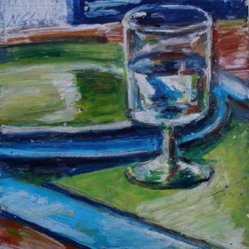 Painting titled "A table!" by Atelier N N . Art Store By Nat, Original Artwork, Acrylic