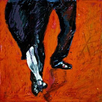 Malerei mit dem Titel "Tango 2" von Nathalia Chipilova, Original-Kunstwerk, Öl