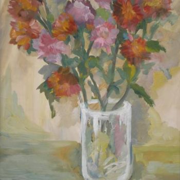 Painting titled "Bouquet" by Atelier N N . Art Store By Nat, Original Artwork, Oil