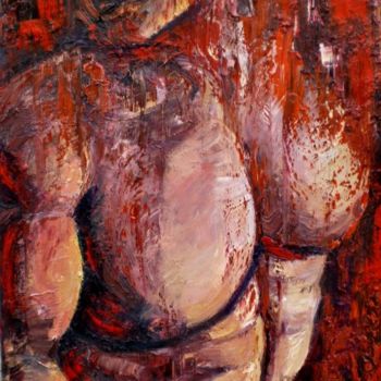 Painting titled "David" by Atelier N N . Art Store By Nat, Original Artwork, Oil