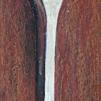 Schilderij getiteld "Wood spoon" door Atelier N N . Art Store By Nat, Origineel Kunstwerk, Olie