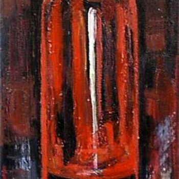 Pittura intitolato "Blood bottle" da Atelier N N . Art Store By Nat, Opera d'arte originale, Olio
