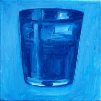 Peinture intitulée "Verre d'eau 34" par Nathalia Chipilova, Œuvre d'art originale, Huile