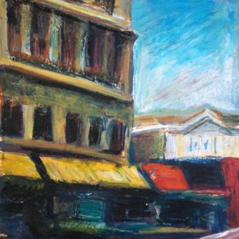 Painting titled "London" by Atelier N N . Art Store By Nat, Original Artwork, Acrylic