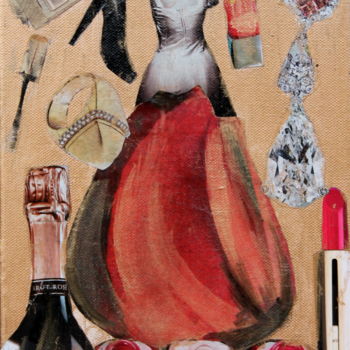 Collages intitolato "Marylin" da Atelier N N . Art Store By Nat, Opera d'arte originale, Ritagli