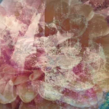 Digitale Kunst mit dem Titel "abstractions floral…" von Taddei Ange, Original-Kunstwerk, Digitale Collage