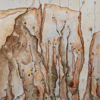 "Remains of hope" başlıklı Tablo Athanasia Karatza tarafından, Orijinal sanat, Guaş boya