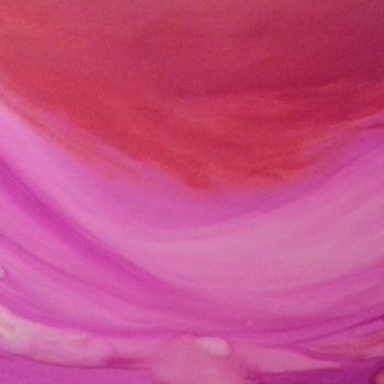 Peinture intitulée "le rose en fete" par Athena, Œuvre d'art originale, Aquarelle