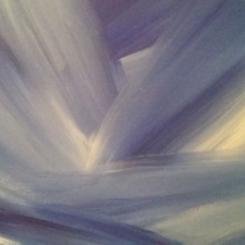 Pintura intitulada "BLUE   ABSTRACT   l…" por Athena, Obras de arte originais, Acrílico