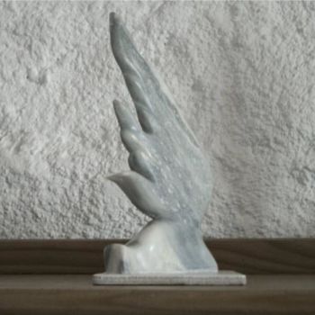Скульптура под названием "Die Flamme, die dav…" - Atiram, Подлинное произведение искусства