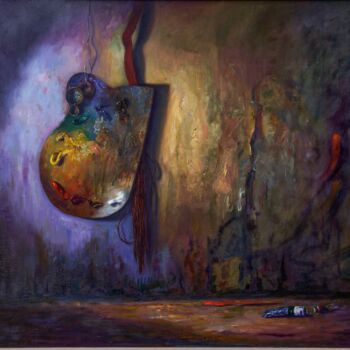 Pittura intitolato "image.jpg" da Atlas Alaoui Hassan, Opera d'arte originale