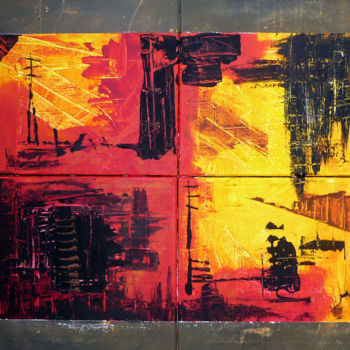 Peinture intitulée "anto-abstract-art-4…" par Anto, Œuvre d'art originale, Acrylique