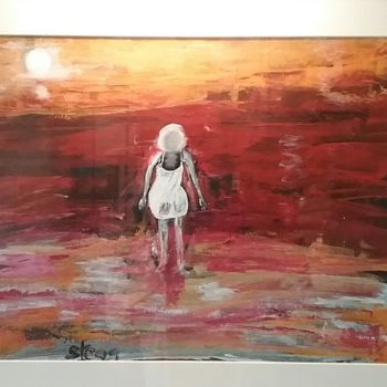 Painting titled "LOST" by Stega, Original Artwork, Acrylic