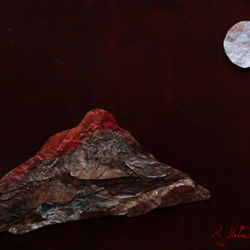 Collages titled "Notturno" by Nebuloni, Original Artwork, Collages