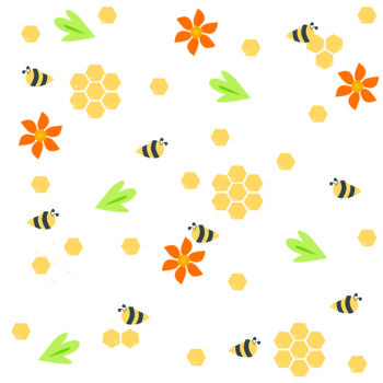 Digital Arts titled "Honeybee 🐝" by Attire Glory, Original Artwork, 2D Digital Work