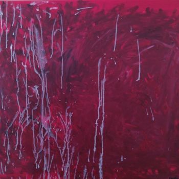 Pintura titulada "Mon cri de douleur" por Gwen Audebert, Obra de arte original, Acrílico Montado en Bastidor de camilla de m…