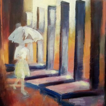 Painting titled "cheminer.jpg" by Aude Nguyen, Original Artwork, Oil