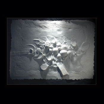 Sculpture titled "mercy-mural-papier-…" by Dominique Mercy, Original Artwork, Paper