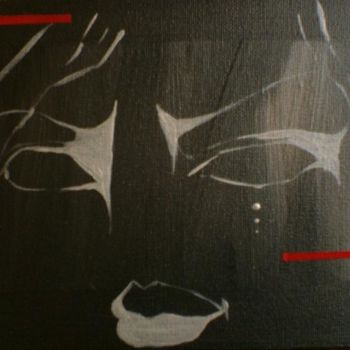 Painting titled "Negative" by Deleted, Original Artwork, Oil