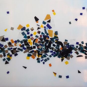 Handwerk mit dem Titel "Tableau en verre. D…" von Audrey Chambon, Original-Kunstwerk